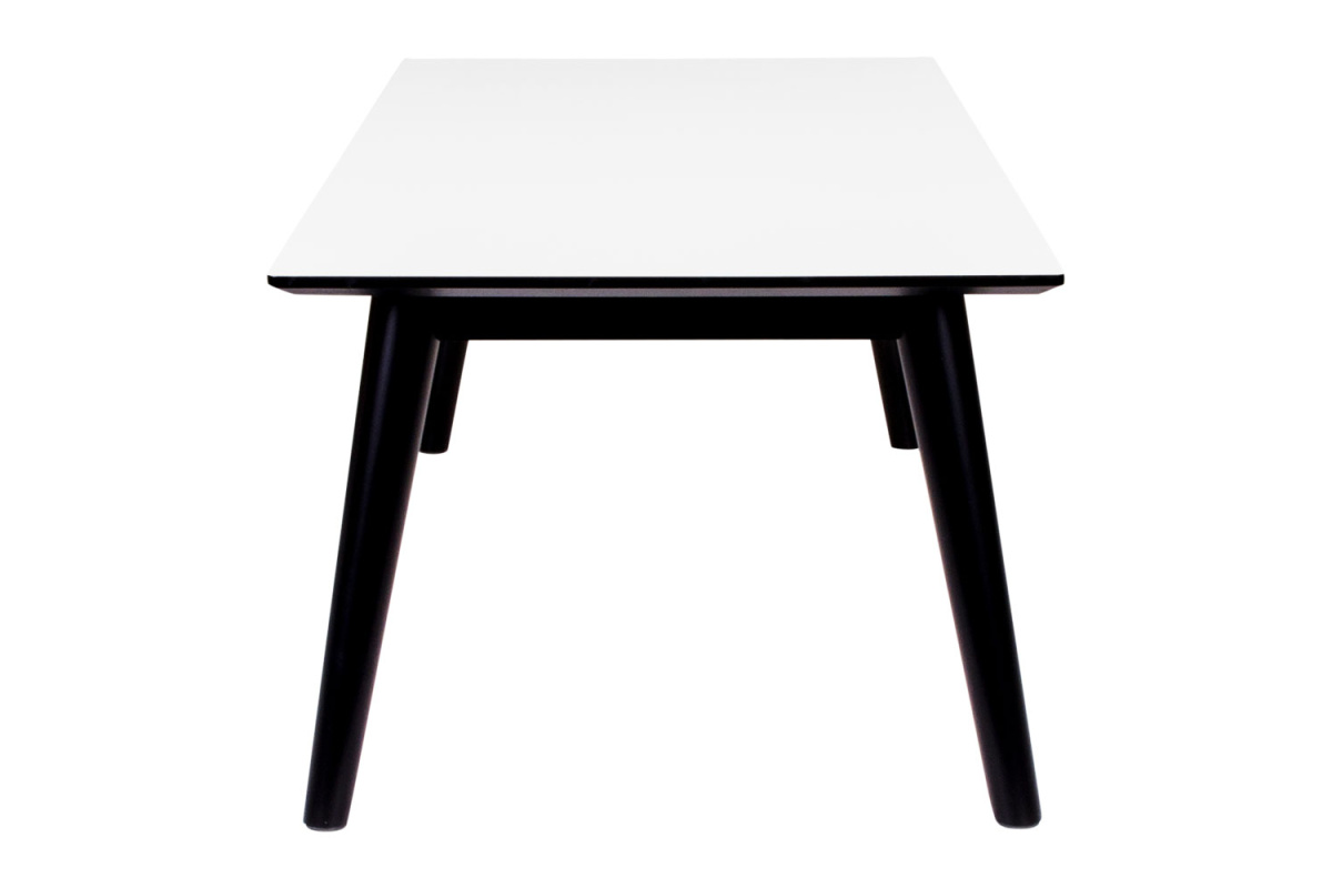 Konferenční stolek Ronald, černo-bílý
