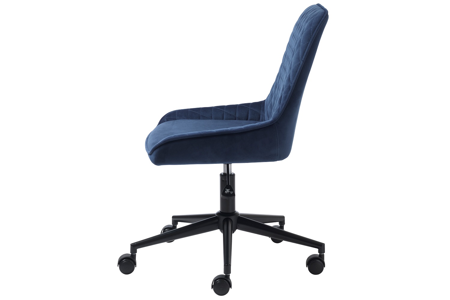 Designová kancelářská židle Dana modrý samet - Skladem
