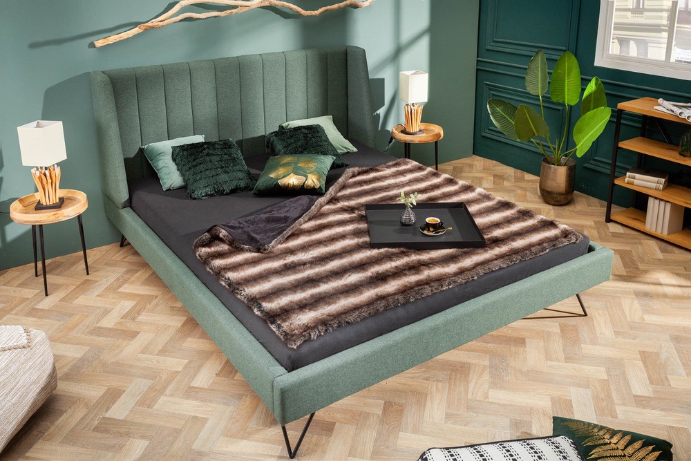 Designová postel Phoenix 180 x 200 cm zelená