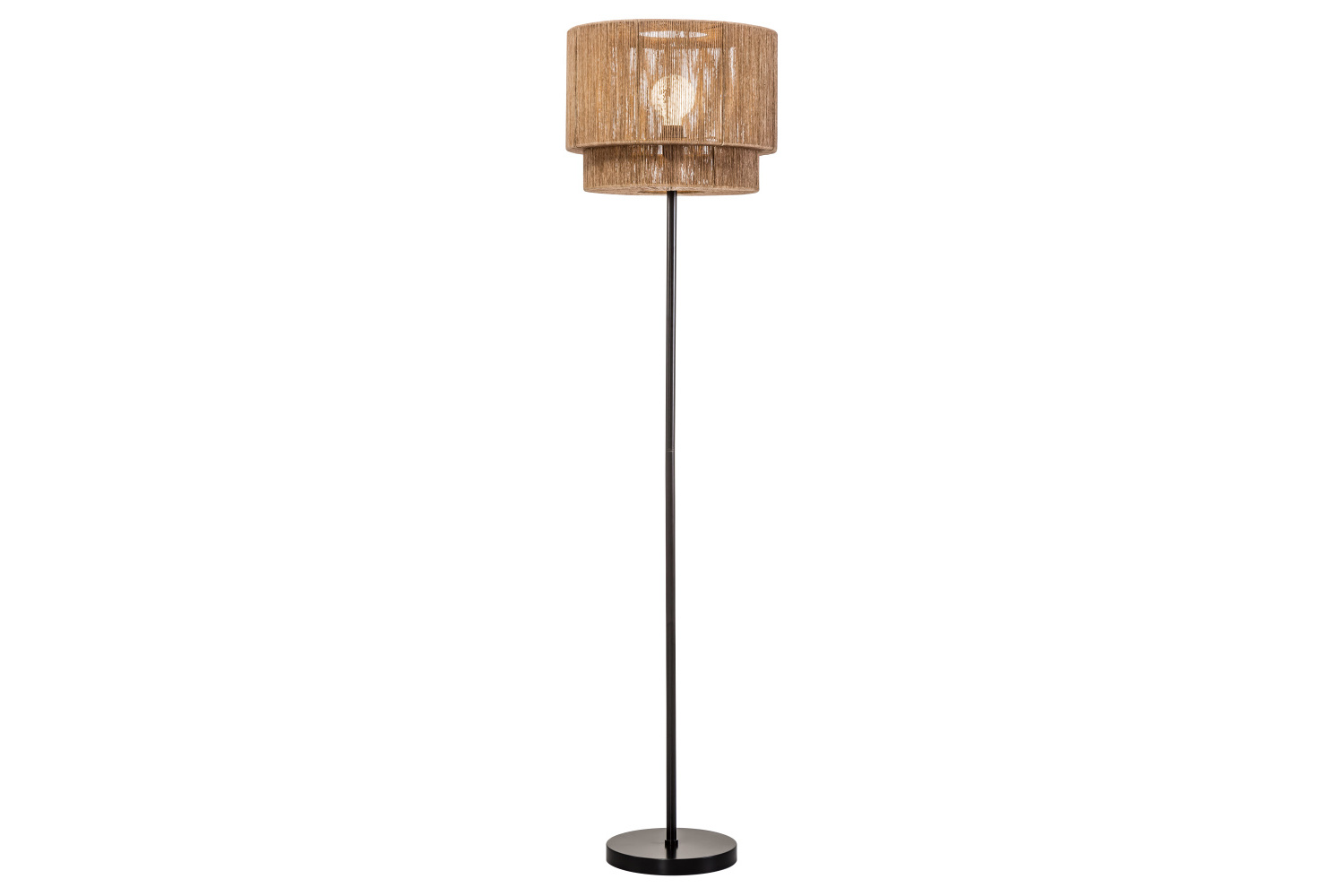 Designová stojanová lampa Desmond 150 cm papírový ratan
