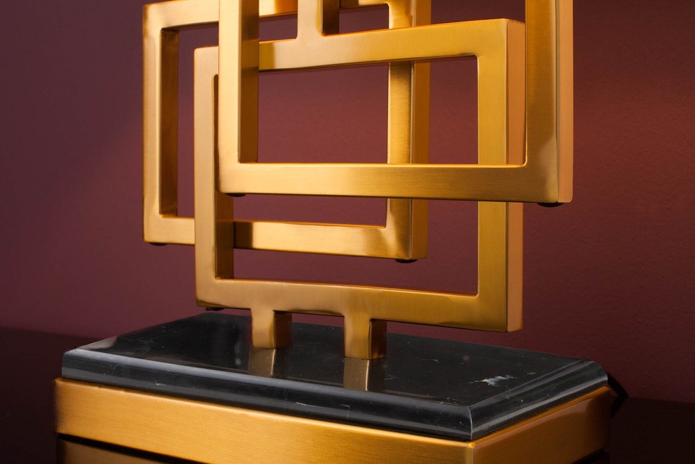 Designová stolní lampa Calanthe 56 cm zlatá