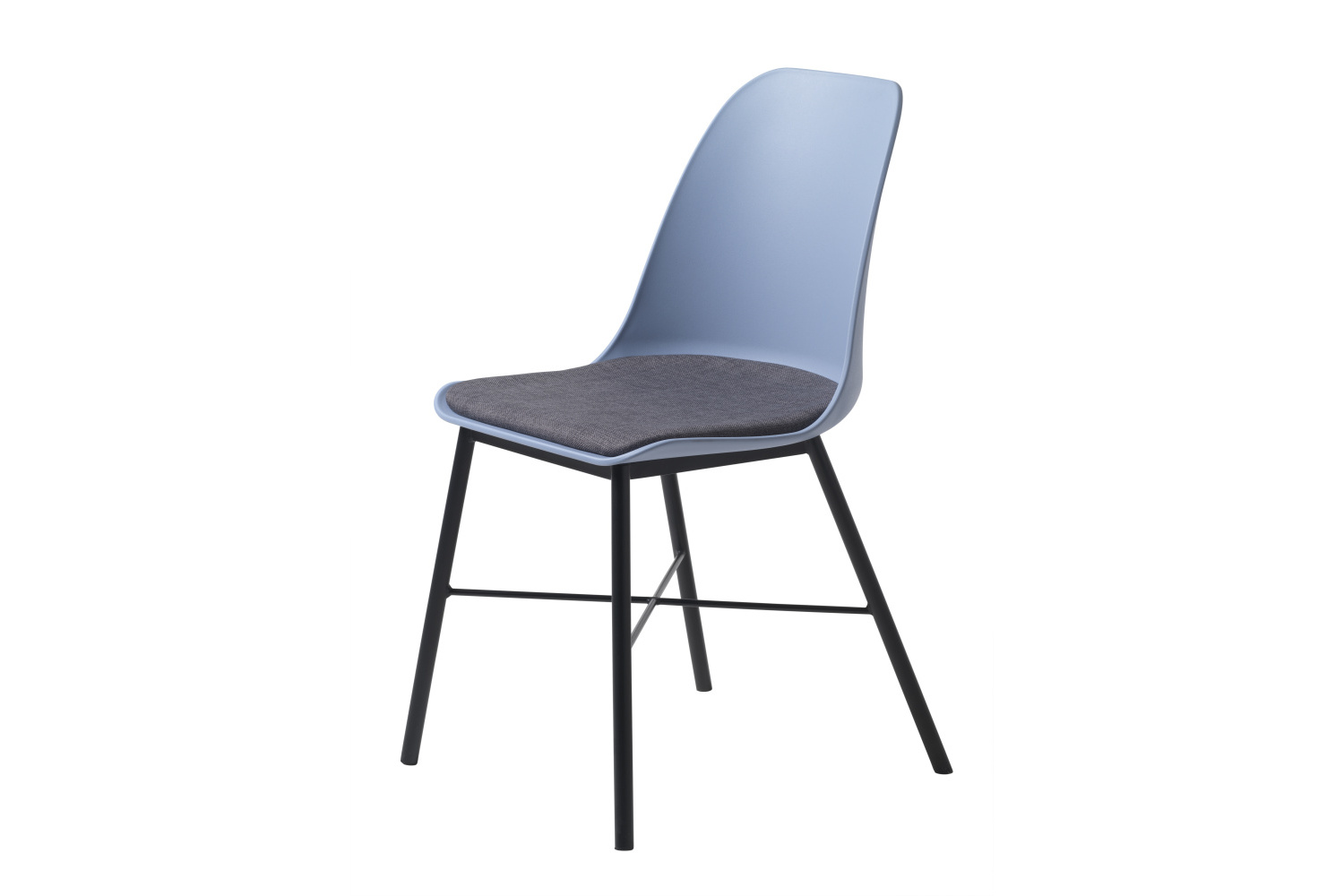 Designová židle Jeffery matná modrá