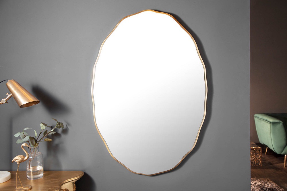 Designové nástěnné zrcadlo Cason 100 cm zlaté