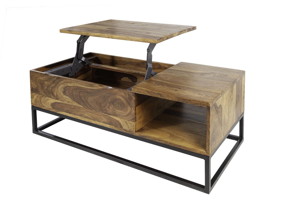 Designový konferenční stolek Timber Function 110 cm sheesham 
