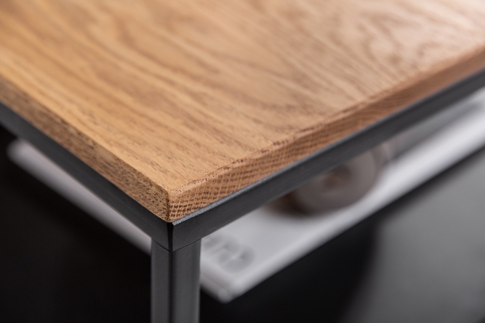 Designový konferenční stolek Nathalie 95 cm dub 