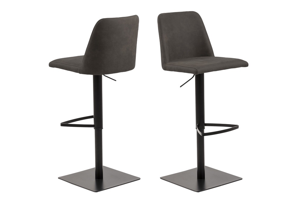 Designová barová židle Alasdair antracitová