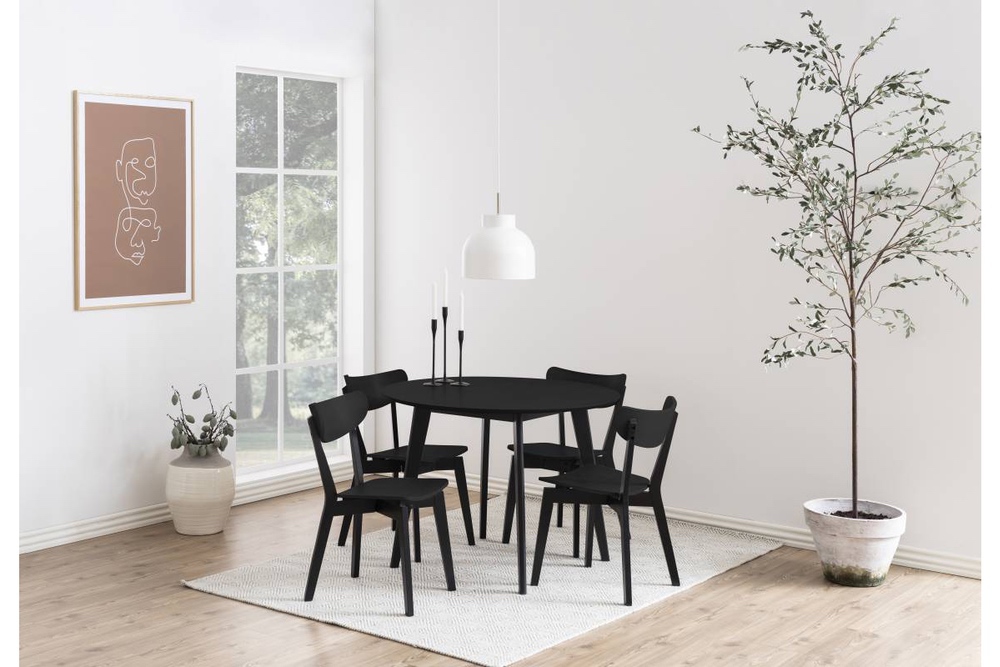 Designová jídelna židle Nieves černá
