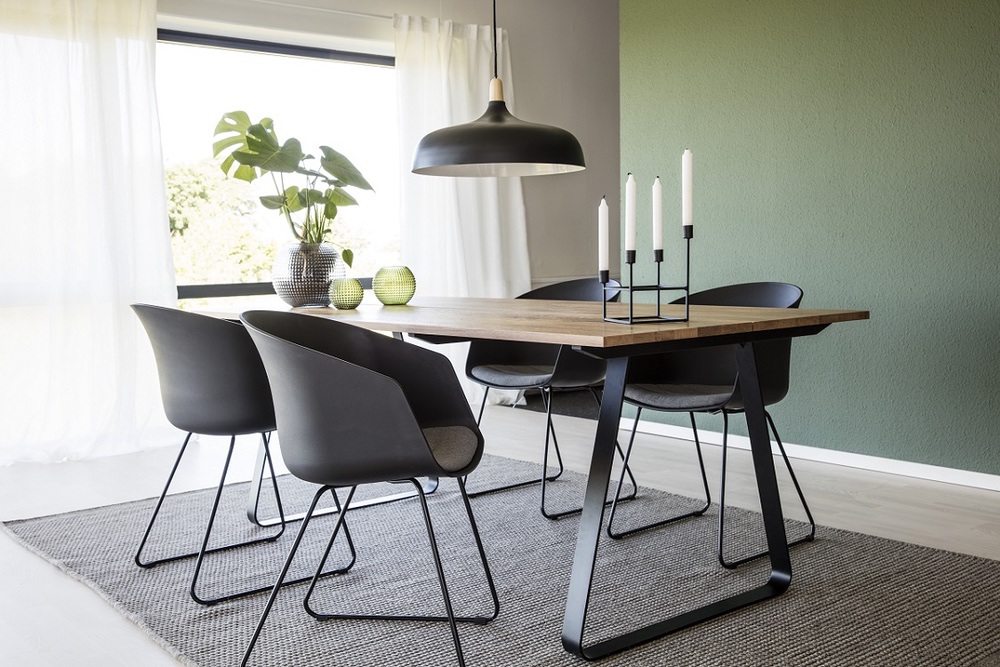 Designová židle Almanzo černá / šedá