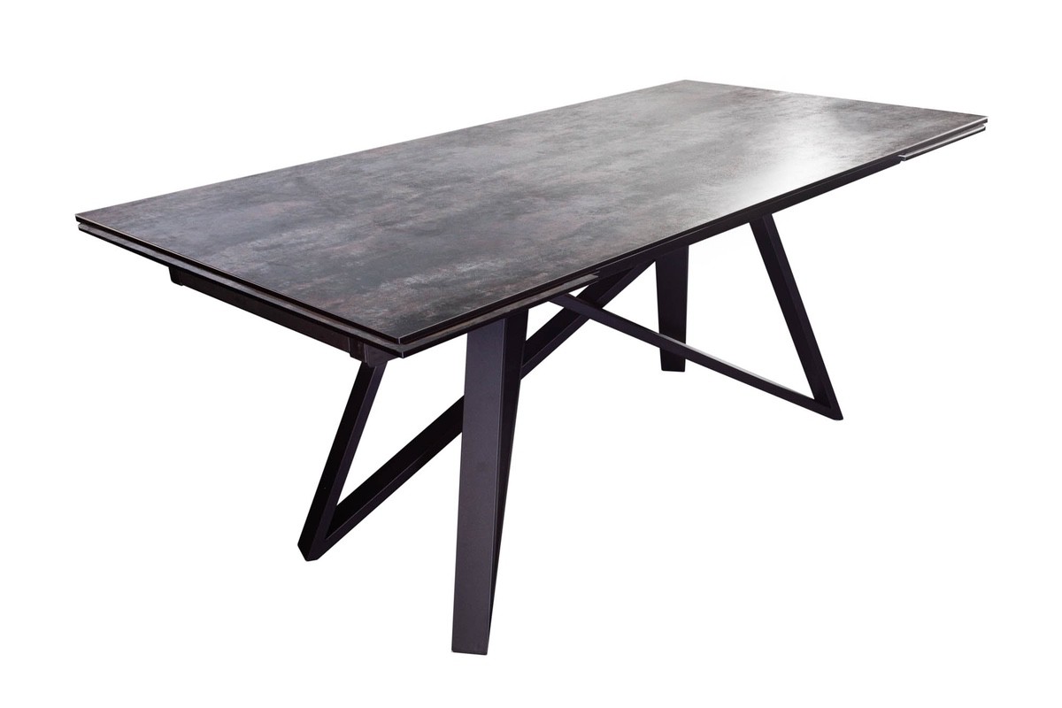Roztahovací keramický stůl Callen 180-220-260 cm láva