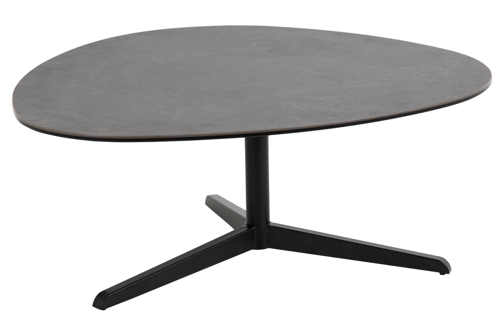 Keramický konferenční stolek Ahab 100 cm černý