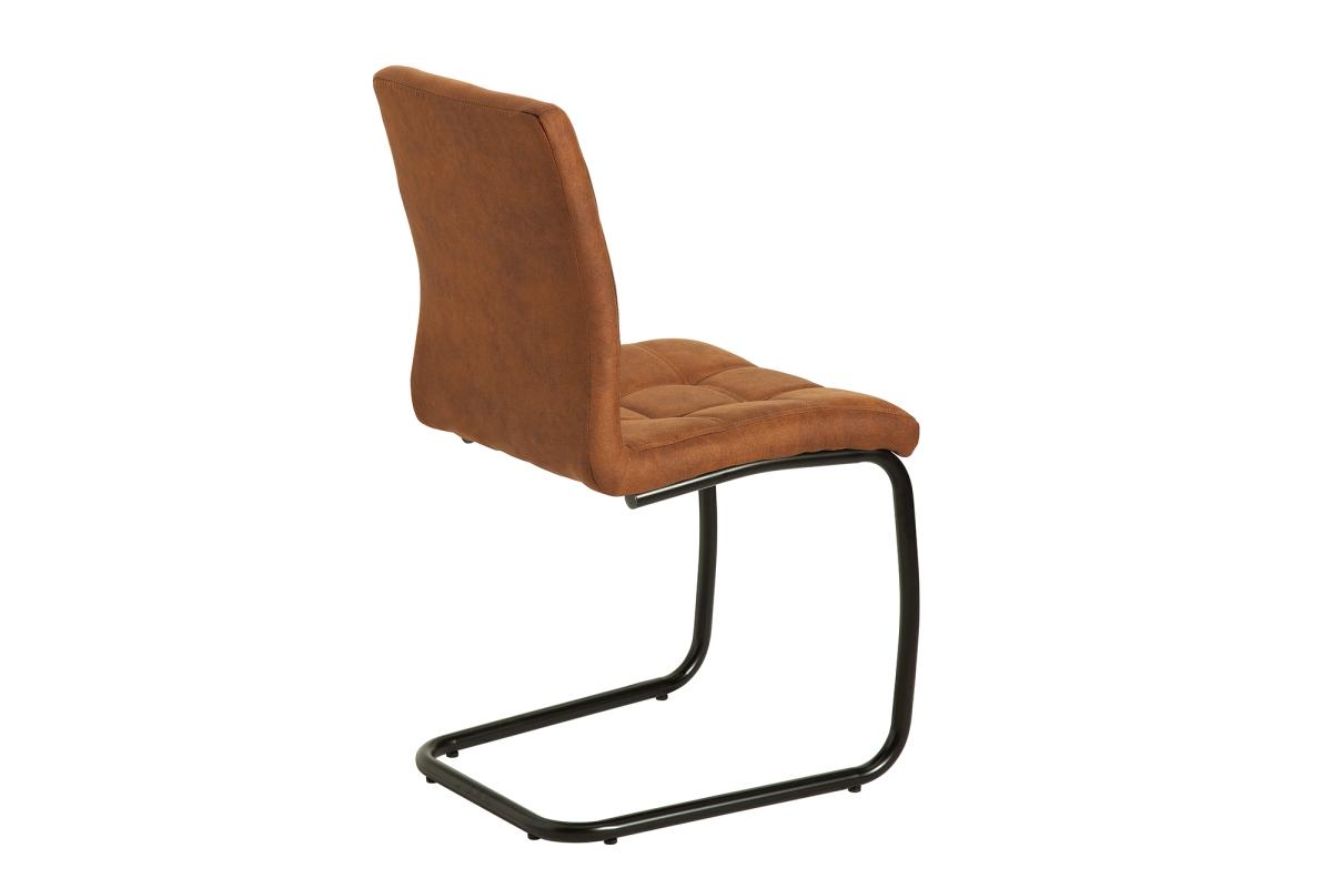 Designová konzolová židle Moderna, hnědá