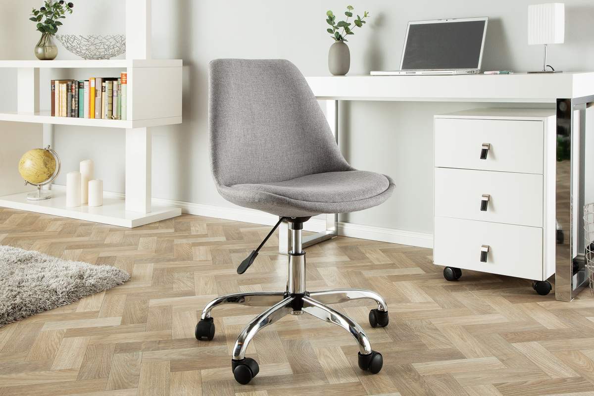 Kancelářská židle Sweden, světlešedá - otevřené balení