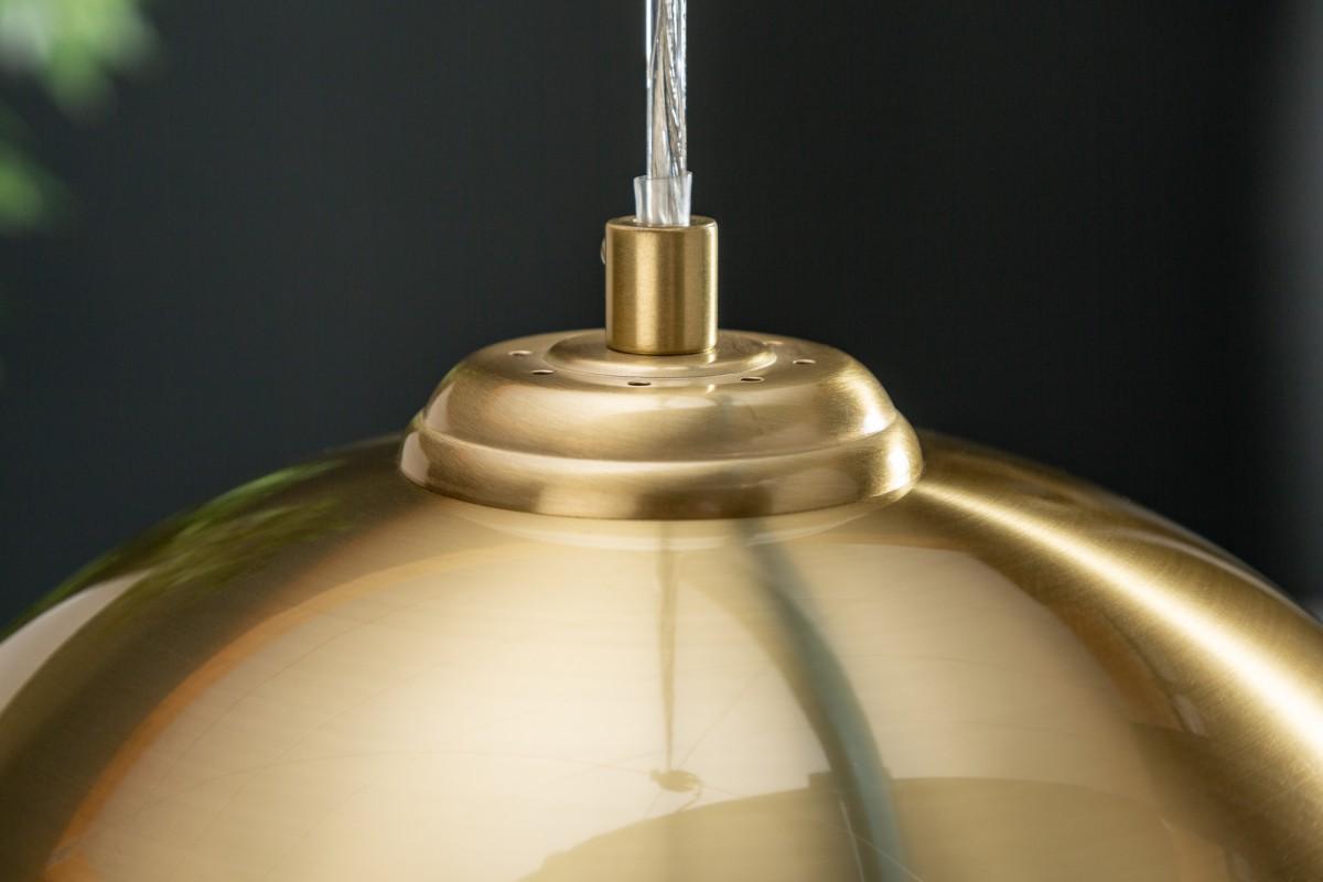 Designová závěsná lampa Giovani, 30 cm zlatá 