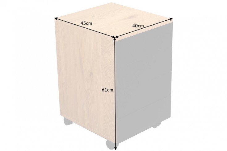 Designový kancelářský kontejner Kiana vzor dub