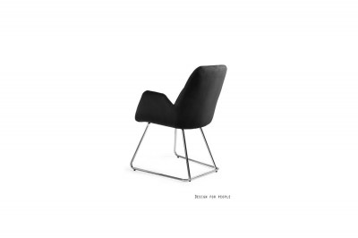 Dizajnová stolička Catherine čierna