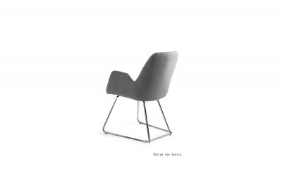 Dizajnová stolička Catherine šedá