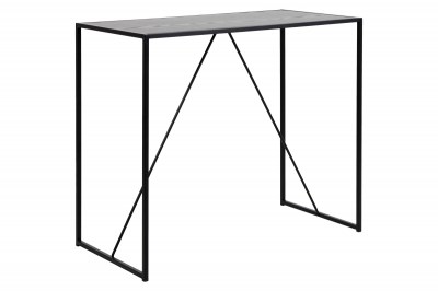 Barový stôl Naja 120 cm čierna jaseň