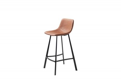 Designová barová židle Claudia světlehnědá