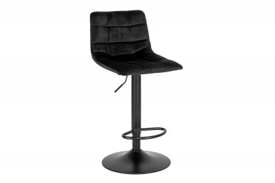 Designová barová židle Dominik černá