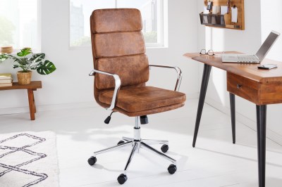Designová kancelářská židle Taipa kávová hnědá