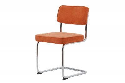 Designová konzolová židle Denise oranžová