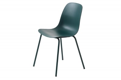 Designová židle Jensen petrolejová