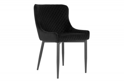 Designová židle Lapid černý samet