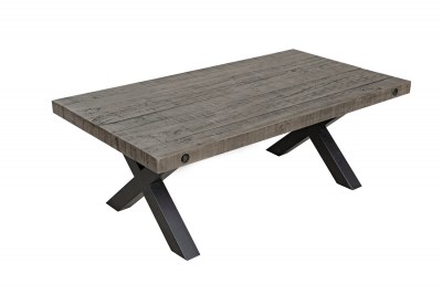 Designový konferenční stolek Thunder 120 cm šedý - borovice