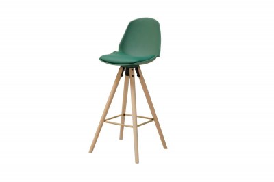 Designová barová židle Nerea mrazivá zelená