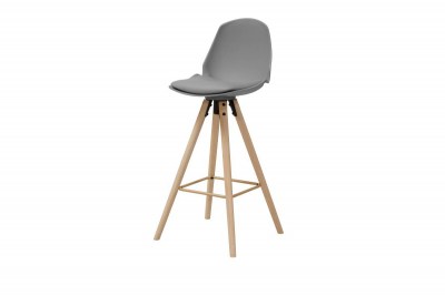 Designová barová židle Nerea šedá