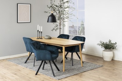Designová stolička Aletris tmavě modrá