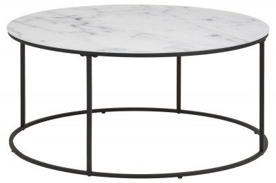 Designový konferenční stolek Ahman bílá / černá