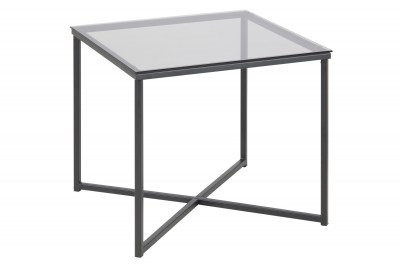 Designový konferenční stolek Aimilios kouřová / černá