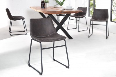 Designové židle Ester / vintage šedá