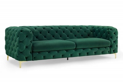 Designová sedačka Rococo, 240 cm, zelená
