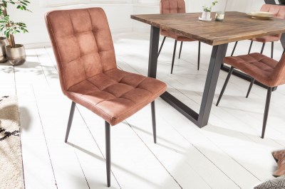 Designová židle Modern vintage hnědá