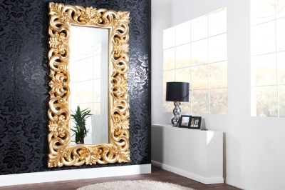 Luxusní zrcadlo Veneto Zlaté Antik 180cm